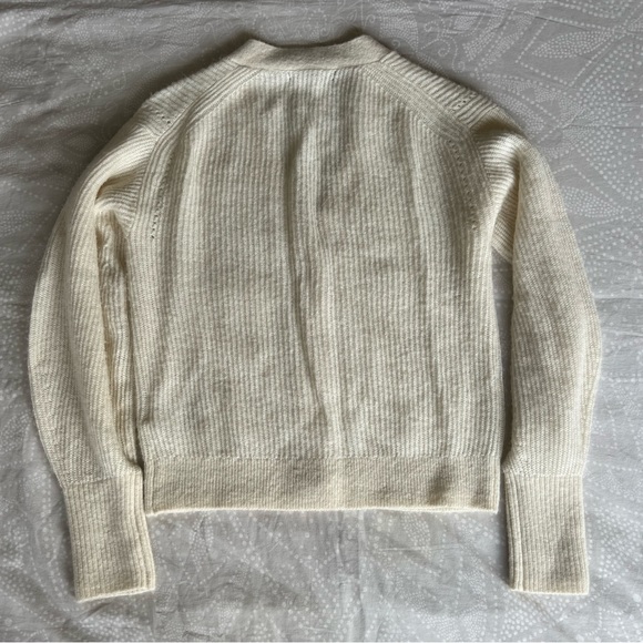Quince Baby Alpaca-Wool Cropped Cardigan - Picture 4 of 7
